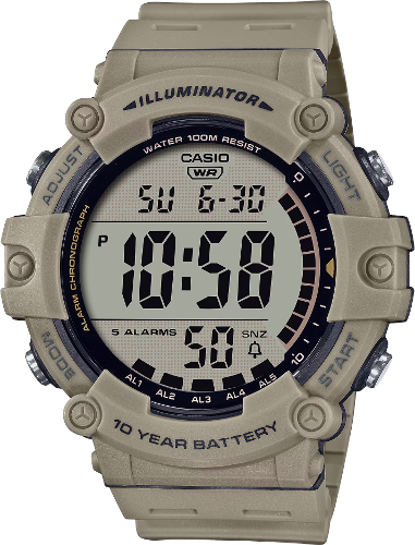 카시오 AE-1500WH-5A 군인 스포츠 남자 손목시계